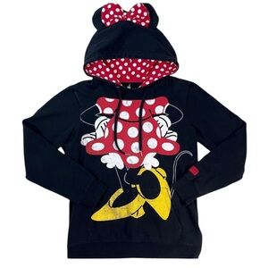 Minnie Mouse Hoodie with Ears Medium